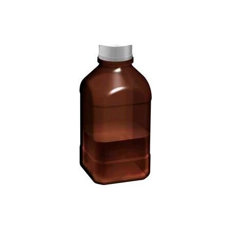 Scilogex SCILOGEX Autoclavable Bottle, 2.5 Liter, 45mm Thread, Amber, Glass 17400038